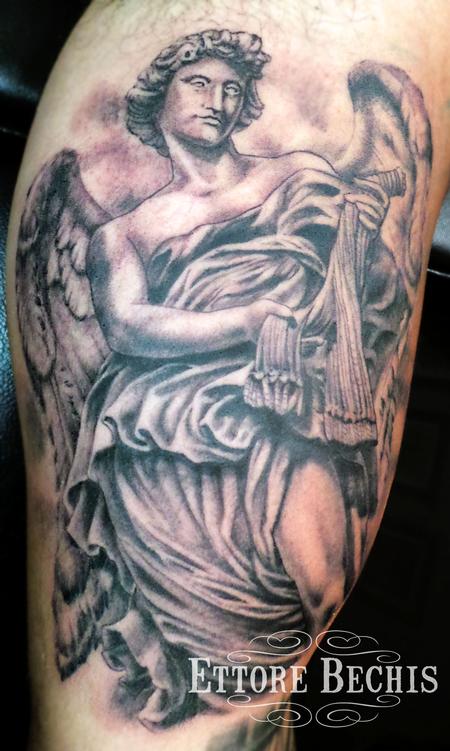 Tattoos - Angel Statue - 114765